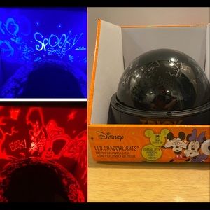 Disney Halloween LED Shadow lights NWT